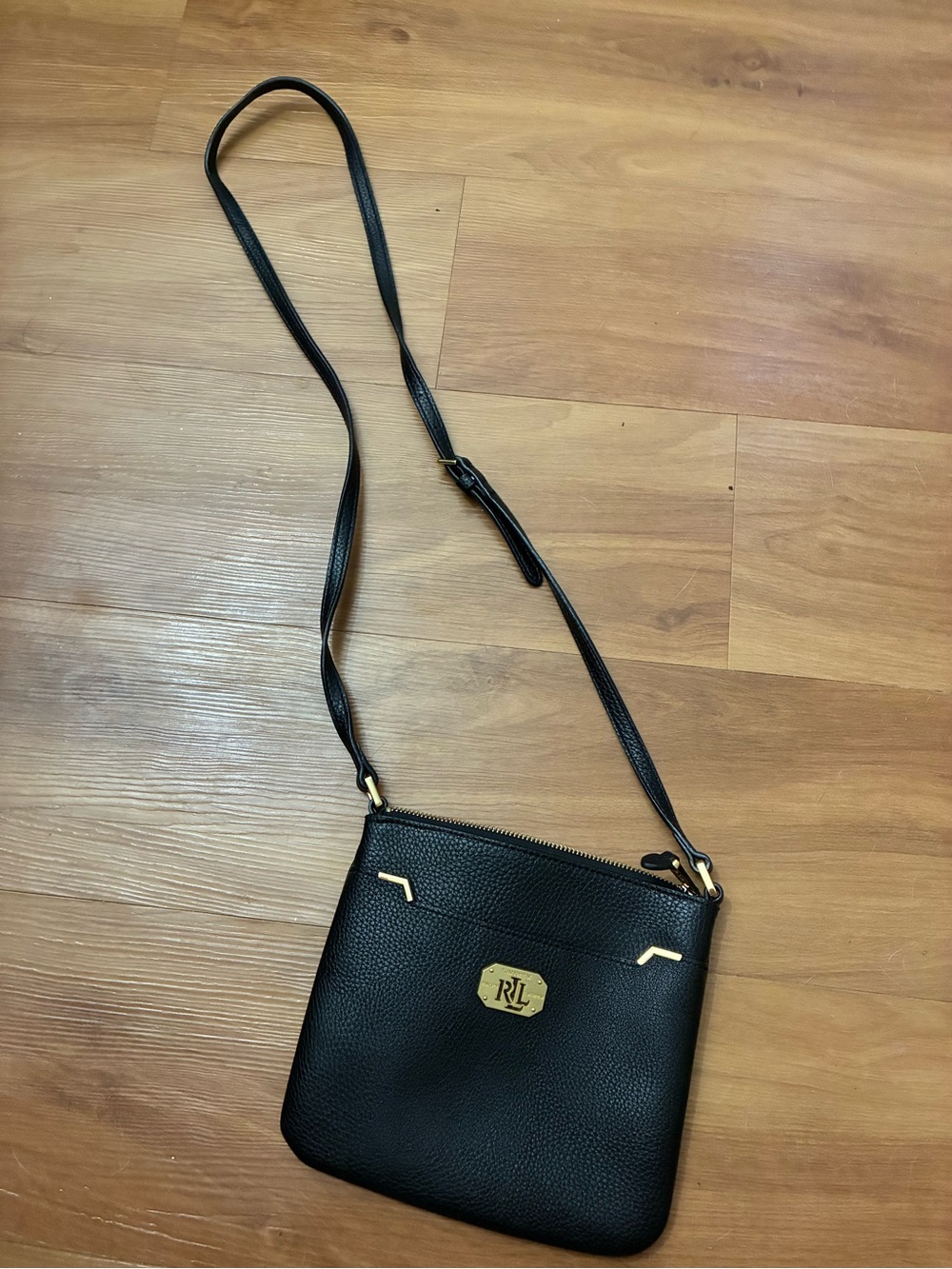 Ralph Lauren Leather Messenger Bag - Picture 3 of 6